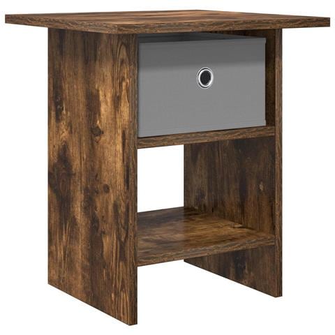 Comodino Rovere fumé 41 x 40 x 45 cm Legno multistrato - Foto 1