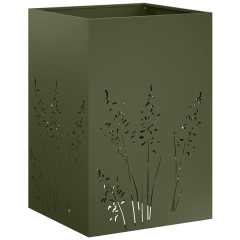 Vaso da giardino Verde Oliva 50 x 50 x 75 cm - Foto 1