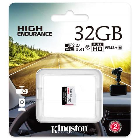 MicroSD XC High Endurance Capacità 32 GB UHS-I Classe 10 Velocità lettura 95 MB / s  - Foto 3