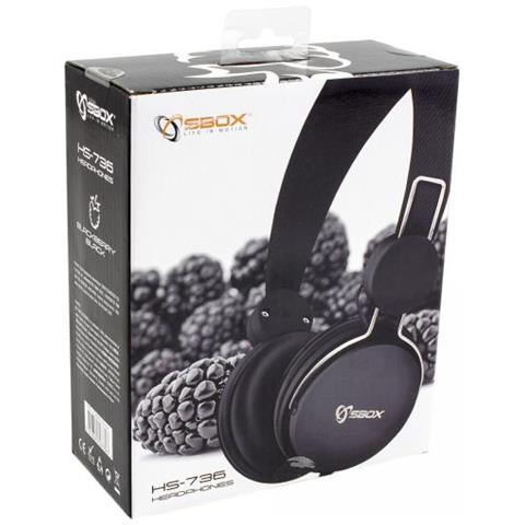 vers Cuffia Multimediale Hs-736 Nera Nero - Foto 3