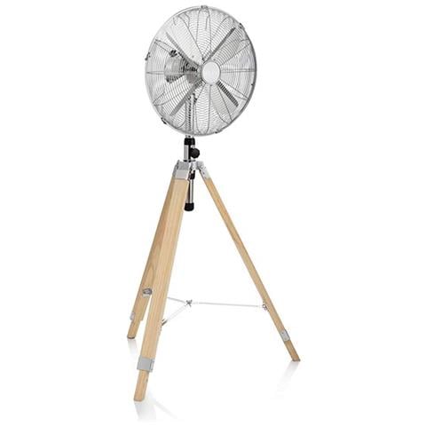Ventilatore A Piantana Nero Da 40 Cm E 50 W - Ve-5804 - Foto 2