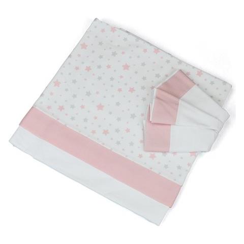 Set Lenzuolino 3pz Stelline Rosa L2006RS - Foto 1