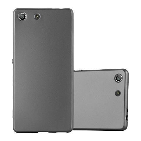 Custodia Compatibile Con Sony Xperia M5 In Grigio Metallico - Coperchio Protettivo In Silicone Tpu Flessibile - Foto 1