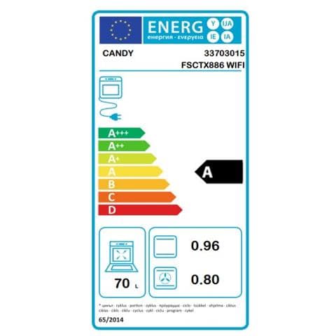 Forno Elettrico da Incasso FSCTX886 WIFI Capacità 70 L Multifunzione Ventilato Cottura a Vapore Potenza 3500 W - Foto 3