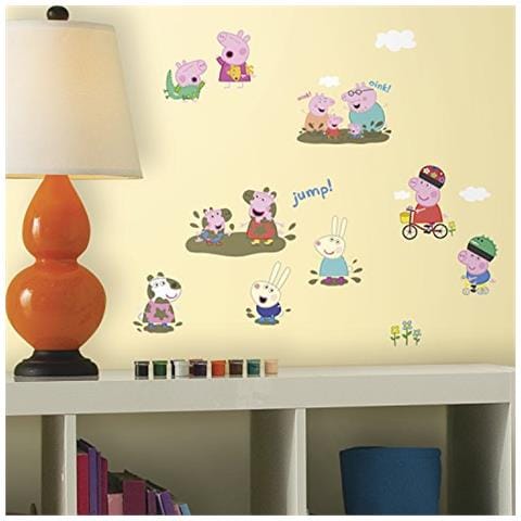 Roommates Rmk3183scs Peppa The Pig Peel And Stick Wall Decals - Foto 2