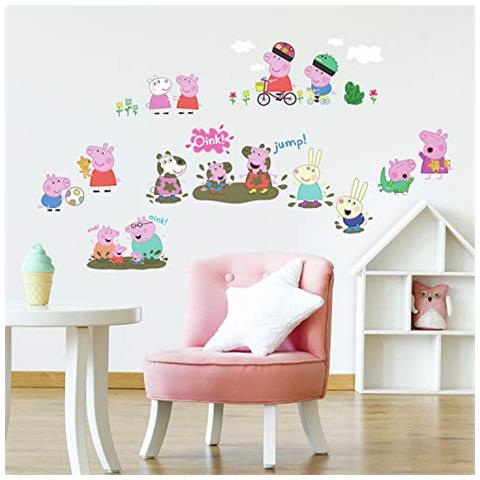 Roommates Rmk3183scs Peppa The Pig Peel And Stick Wall Decals - Foto 1