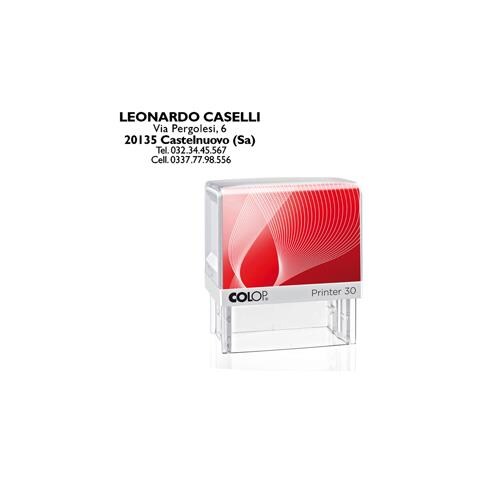 Timbro Printer 30 G7 Autoinchiostrante 18x47mm 5 Righe Colop - Foto 1