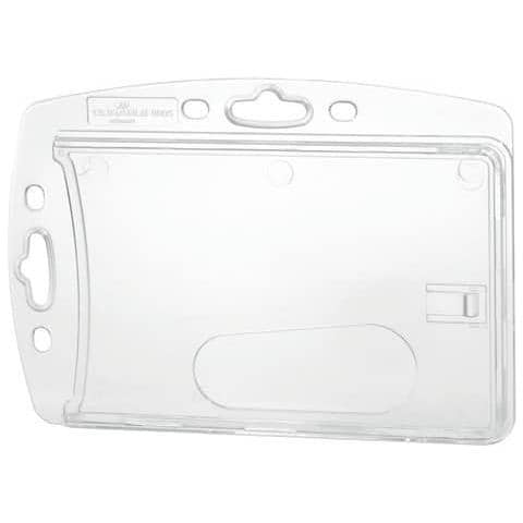 Portabadge 54x85 Mm Trasparente Conf. 10 Pezzi - 890519 - Foto 1