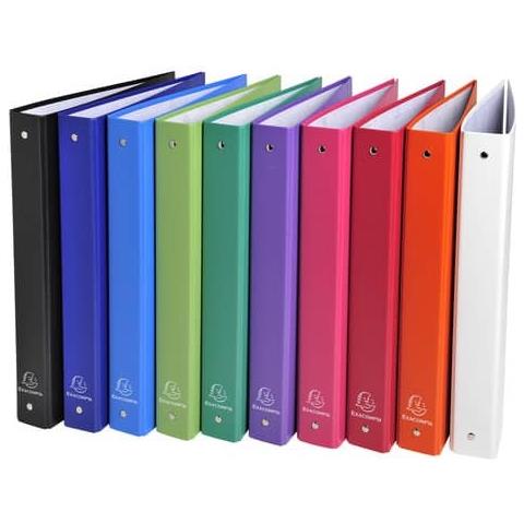 Raccoglitore Ad Anelli 4 Anelli Ø 30 Mm Cartone Rivestito Ppl A4 10 Colori Assortiti - 51330e - Foto 1