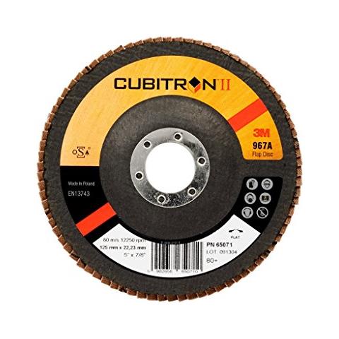 Cubitron Ii 967a Dischi Lamellari, 125 Millimetri 80+, Conica, 1 Pezzo / Cartone - Foto 1