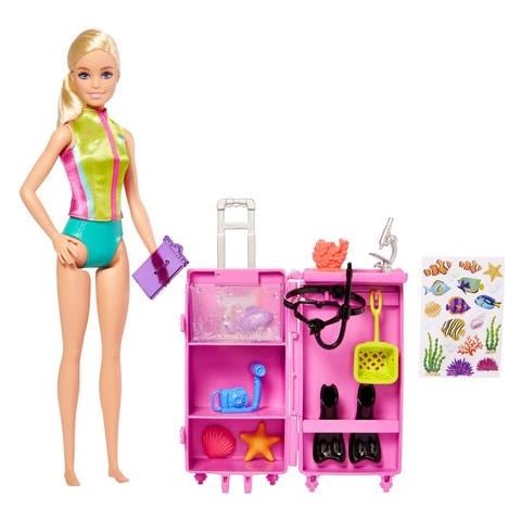 Bambola Mattel Hmh26 Barbie Biologa Marina Con Laboratorio Mobile - Foto 1