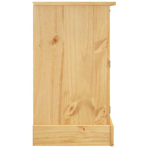 Credenza Corona Marrone 112x44x78 cm Legno di Pino Messicano - Foto 10