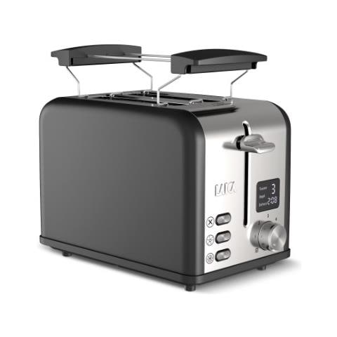 Tostapane HI1000L a 2 Fette con Potenza 880 W Colore Nero/ Inox - Foto 2