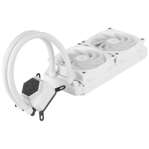 SST-PF240W-ARGB-V2 sistema di raffreddamento per computer Processore Raffreddatore di liquidi tutto in uno 12 cm Bianco 1 pz - Foto 2