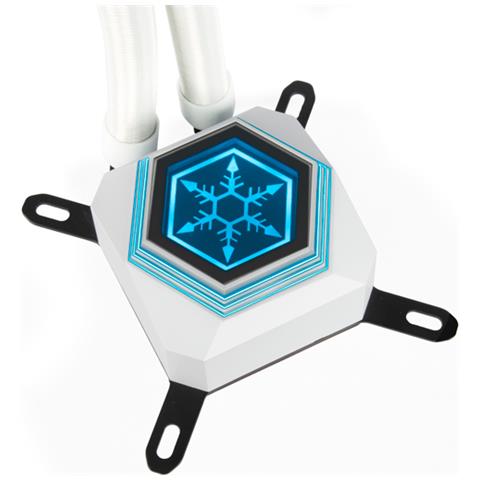 SST-PF240W-ARGB-V2 sistema di raffreddamento per computer Processore Raffreddatore di liquidi tutto in uno 12 cm Bianco 1 pz - Foto 10