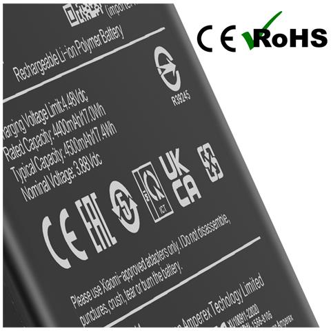Batteria Di Ricambio Bp4g 4500mah 13 Service Pack, Nero - Foto 2