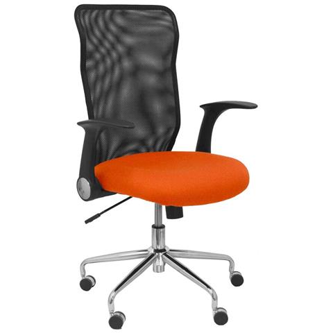 Sedia Da Ufficio Bali305 Arancione Scuro - Foto 1