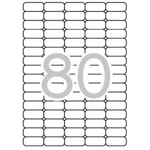 Adesivi /etichette Apli 10199 Bianco 35,6 X 16,9 Mm A4 25 Foglie - Foto 2