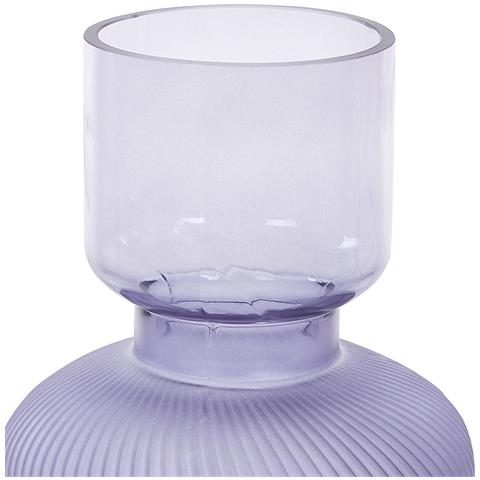 Vaso Da Fiori Rodia Vetro Viola - Foto 2