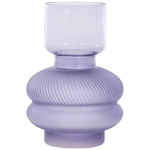 Vaso Da Fiori Rodia Vetro Viola - Foto 5