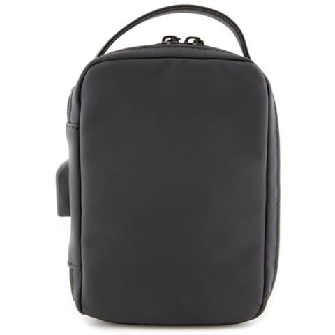 Borsello Da Viaggio Con Usb Modello Middle Stripe, Nero - Foto 3