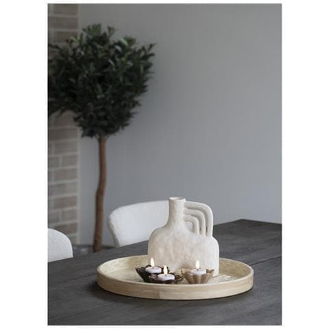 Vassoio Tray - Beige - Bamboo - 40x40x3,5 Cm - Foto 4