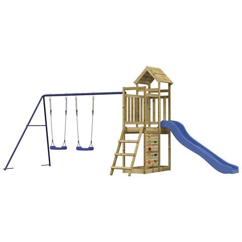 Set Da Gioco Da Esterno In Legno Di Pino Impregnato - Foto 2