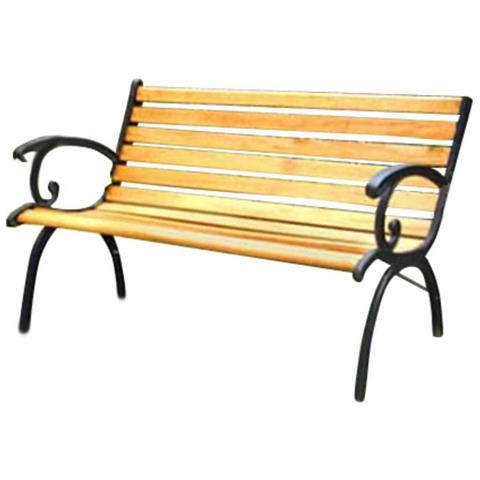 Panca Da Esterno In Legno Laccato E Ghisa Tigre - Foto 2