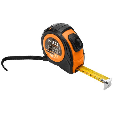 Nastro In Acciaio Laminato Da 10 M X 25 Mm, Blocco Automatico, Due Pulsanti Di Arresto - Foto 1