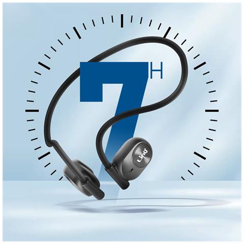 Auricolari Senza Fili Design Aperto Ad Archetto Comandi Touch, Nero - Foto 2