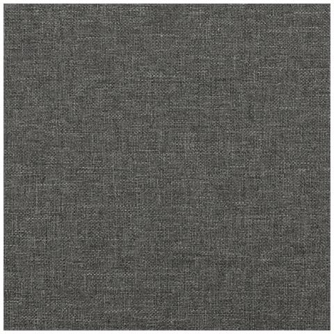 Giroletto A Molle Con Materasso Grigio Scuro 120x190cm Tessuto - Foto 2