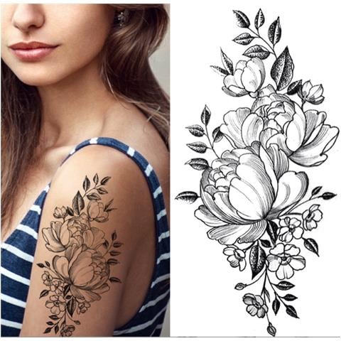 Pacchetto Da 6 Fogli Di Tatuaggi Temporanei 3 - Foto 1
