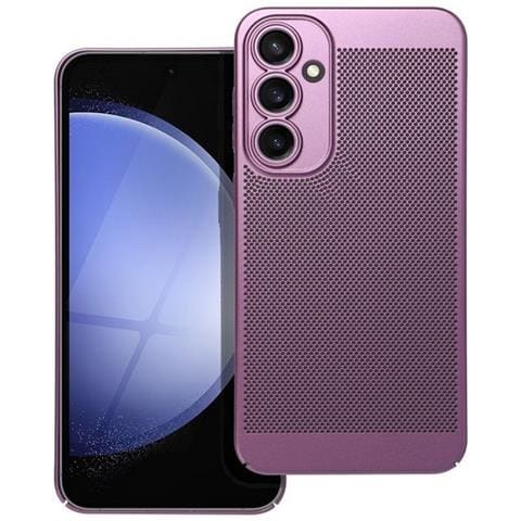 Custodia Back Cover Shell Rigida Antiscivolo Traforata Per Samsung Galaxy S23 Fe Purple - Foto 1
