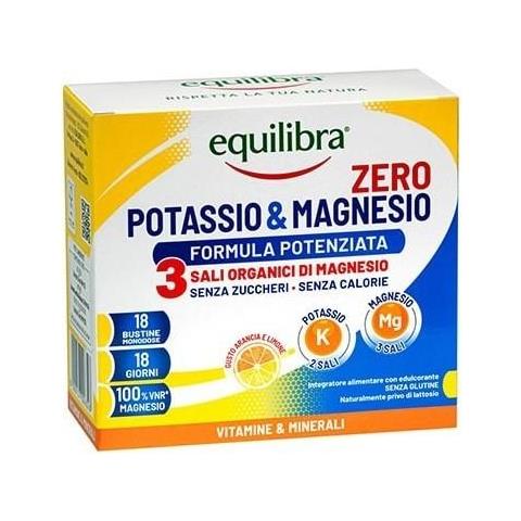 Equilibra Zero Integratore Potassio & Magnesio 18 Bustine - Foto 1