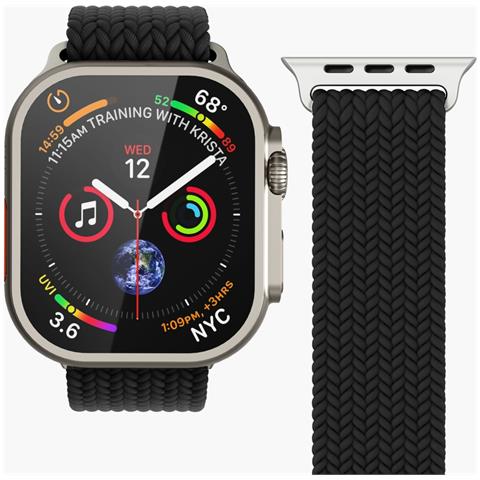 Woven Loop Cinghia Nero Nylon - Foto 4