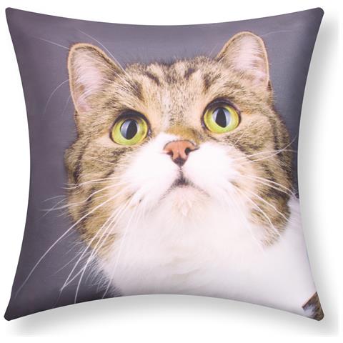 Set Di 2 Copricuscini 40x40 Cm Design Baffi Di Gatto - Foto 1