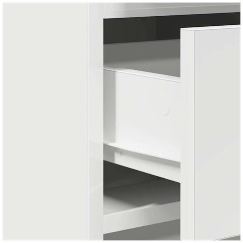 Tavolo da Trucco 3 pcs Bianco 40 x 41 x 75 cm Legno multistrato - Foto 9