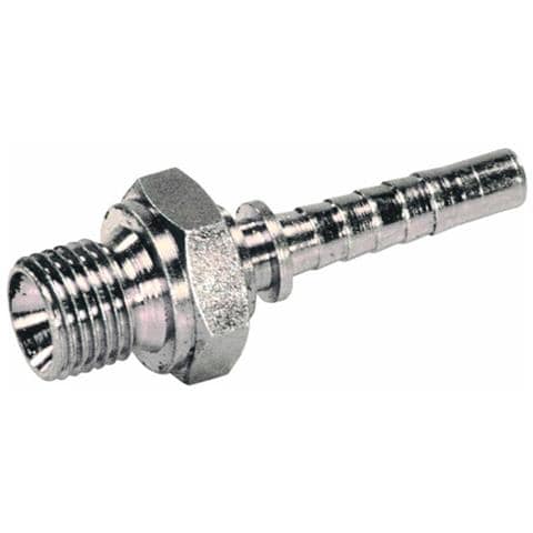 Raccordo Maschio A Pressare Filetto 1/4” Tubo 1/4” Confezione Da 20 Pezzi - Foto 1