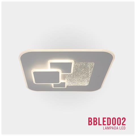 Lampadario Led 60w, Telecomando 2.4g, Luce Regolabile 2200lm Bbled002 - Foto 2