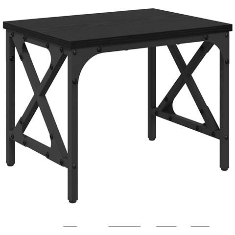 Supporto per Stampante Regolabile Rovere Nero 40 x 30 x 31 cm - Foto 1