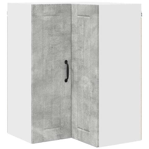 Mobile da cucina con lo scaffale Grigio cemento 57 x 57 x 80 cm - Foto 1