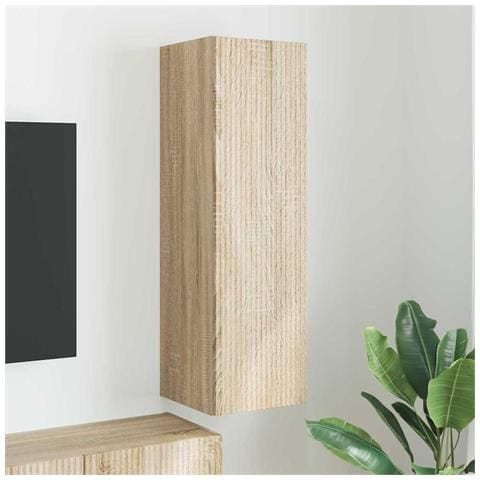 Mobile TV da parete Sonoma 30 x 31 x 100 cm Legno multistrato - Foto 2