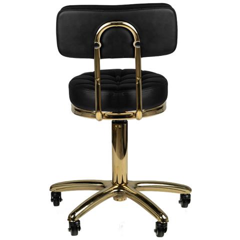 sgabello cosmetico oro am-961 bianco - Foto 4