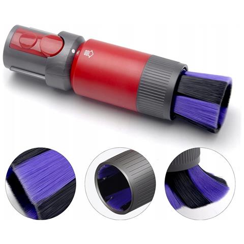 Spazzola Per Polvere Compatibile Con Aspirapolvere Dyson V8 V10 V11 V12 V15 - Setole Pbt Antistatiche 0,05 Mm | Montaggio Facile | Pulizia Efficace - Foto 2