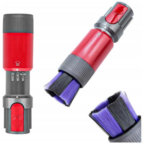 Spazzola Per Polvere Compatibile Con Aspirapolvere Dyson V8 V10 V11 V12 V15 - Setole Pbt Antistatiche 0,05 Mm | Montaggio Facile | Pulizia Efficace - Foto 1