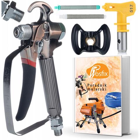 Pistola A Spruzzo Turbojet Tj1 Set - Qualità Professionale, Ergonomico, Compatibile Con Graco, Wagner, Titan, Dedra, Yato - Foto 1