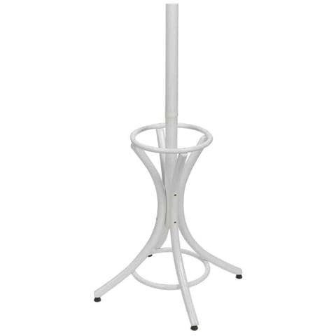 Appendiabiti Da Terra In Legno Bianco 53x39x187hcm - Foto 2
