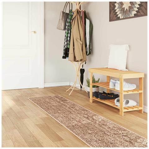 Runner Tappeto MARSA Giallo 50 x 450 cm Poliestere e PVC - Foto 2
