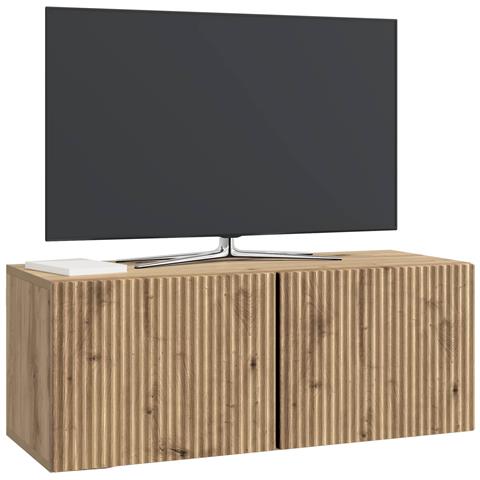 Mobile Porta TV da Muro Rovere Artigianale 78,5 x 31 x 30 cm - Foto 2