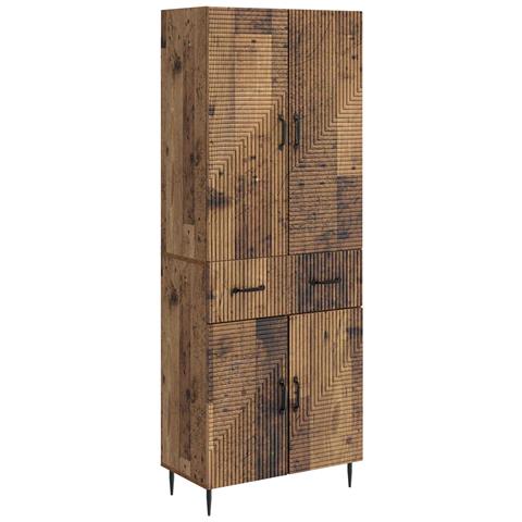 Set di armadi 2 pcs Legno antico 66 x 34,5 x 89,5 cm - Foto 1